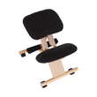 Scaun genunchi ergonomic, negru / fag, GROCO