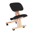 Scaun genunchi ergonomic, negru / fag, GROCO