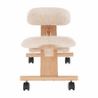 Scaun tip kneeling ergonomic, crem / fag, GROCO