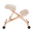 Scaun tip kneeling ergonomic, crem / fag, GROCO