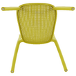 Scaun stivuibil, galben, FEDRA NEW
