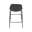 Scaun bar, material textil gri închis/metal, MARIOLA 2 NEW