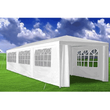 Cort de petrecere de grădină, alb, 3x9 m, TEKNO NEW TIP 3 + 8 feţe