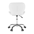 Fotoliu de birou, alb/crom, ARGUS NEW