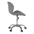 Fotoliu de birou, gri/crom, ARGUS NEW