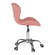Fotoliu de birou, roz/crom, ARGUS NEW