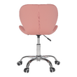 Fotoliu de birou, roz/crom, ARGUS NEW