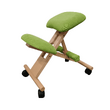 Scaun genunchi ergonomic, verde/ fag, GROCO