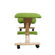 Scaun genunchi ergonomic, verde/ fag, GROCO