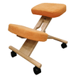 Scaun ergonomic, portocale/ fag, FLONET