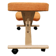 Scaun ergonomic, portocale/ fag, FLONET