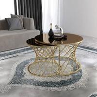 Set Masute de cafea cu 2 piese Bolivia, gold